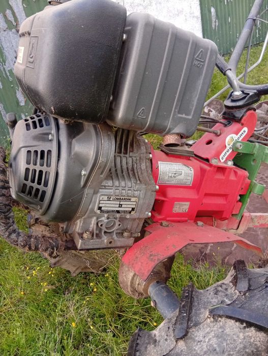 Motocultivador lombardini + reboque