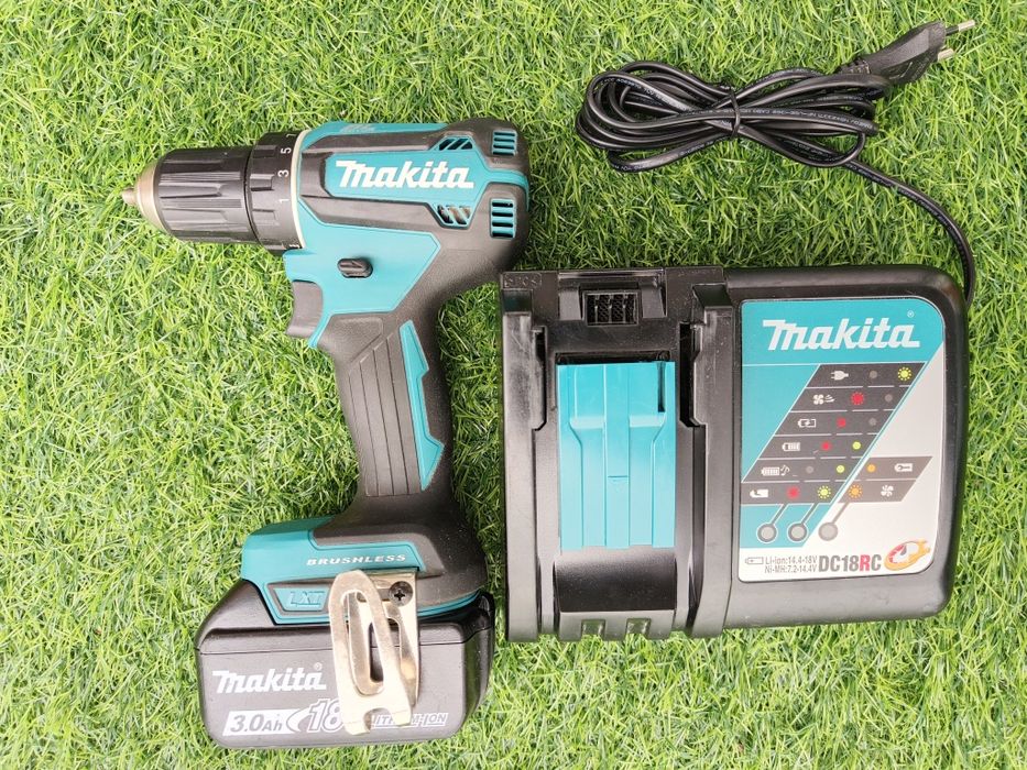 Makita DDF485 wiertarko wkrętarka 18v ładowarka DC18RC