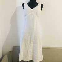 Sukienka biała lniana s 36