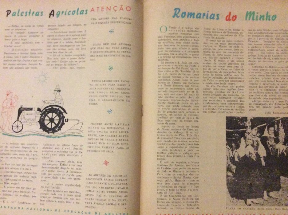 A campanha órgão da companhia nacional de educação de adultos, 1956