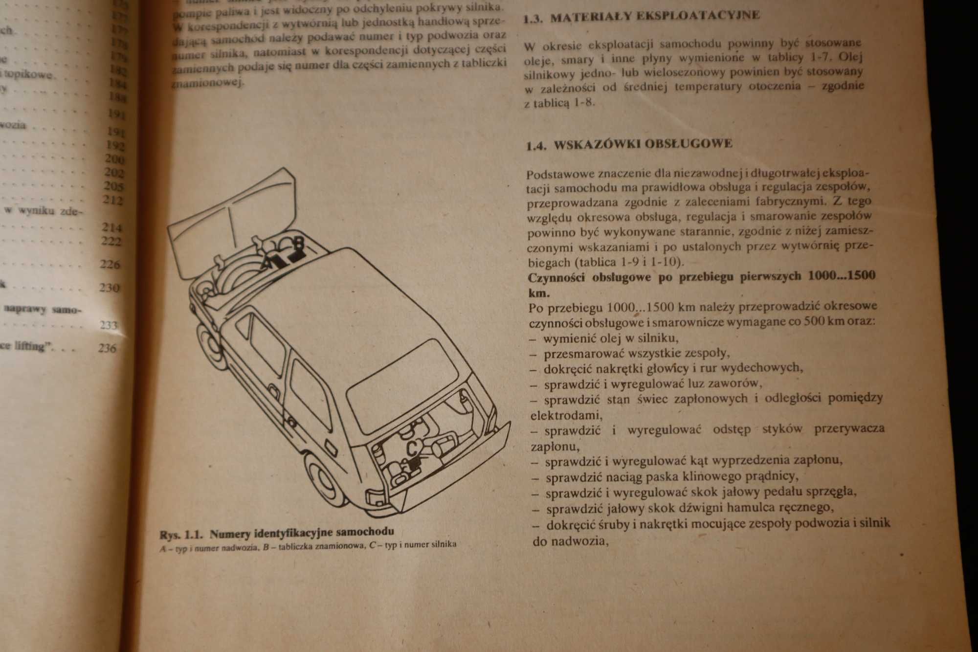 Naprawa i eksploatacja POLSKI FIAT 126P1987 R B091654