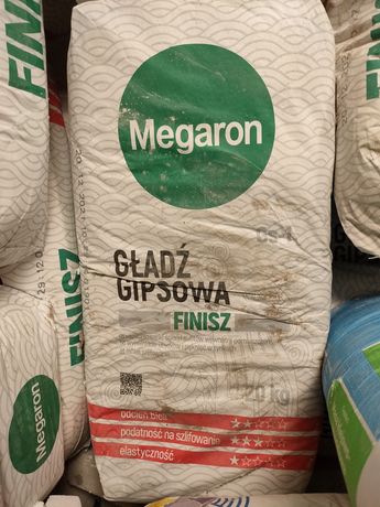 Gładź gipsowa - megaron finish 20 kg