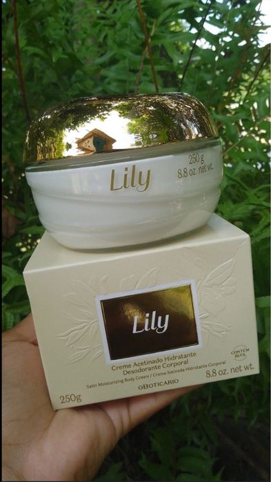 Creme Acetinado Hidratante corporal Lily