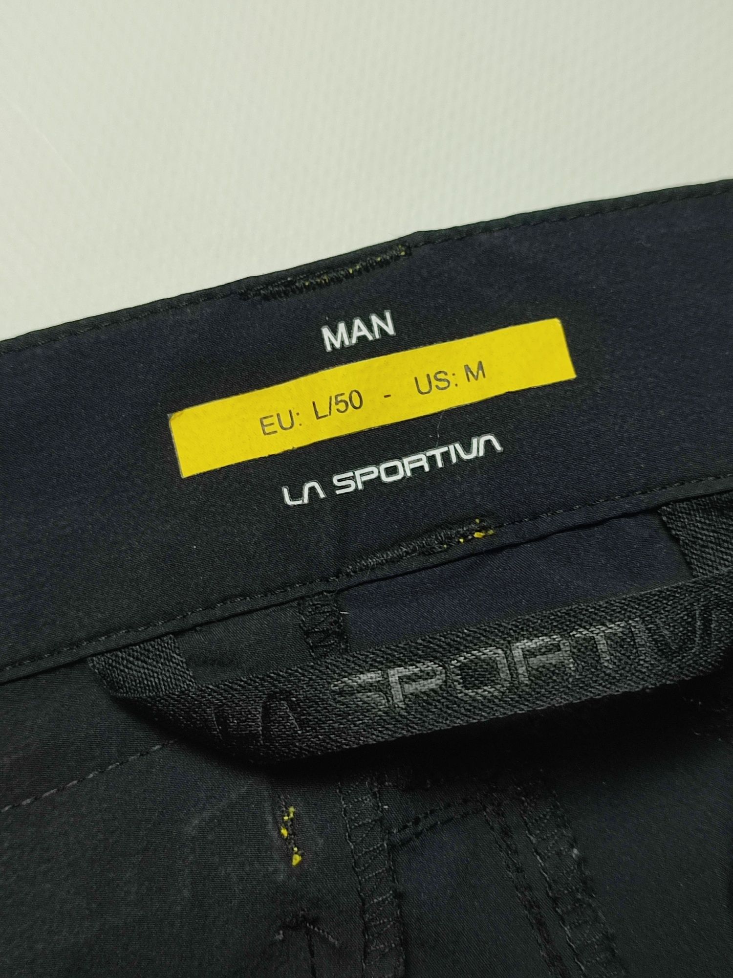 Треккинговые брюки мужские La Sportiva EUR 34 (р.50,L) бу ориг черные