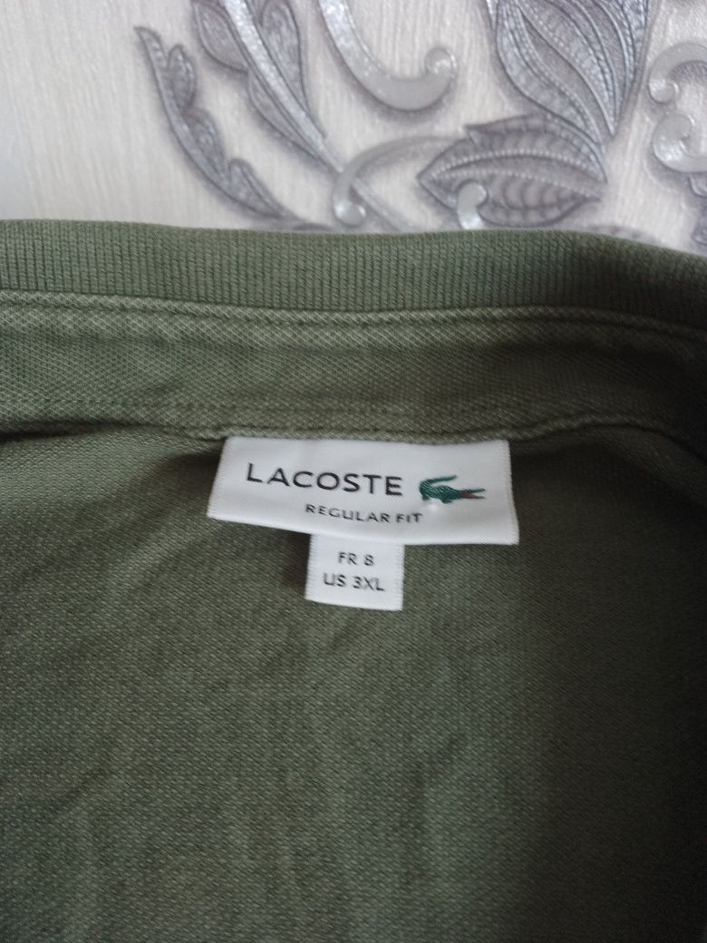 Koszulka męska polo Lacoste 3 XL cotton