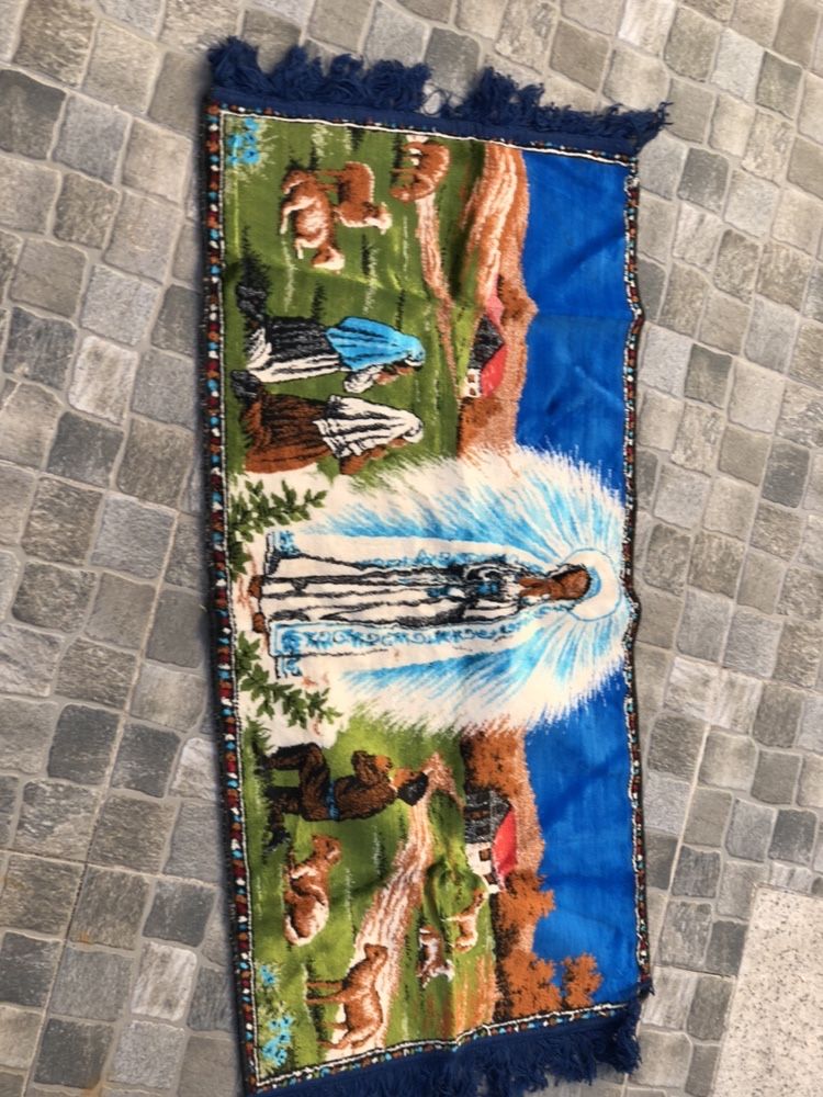 Tapete decorativo nossa senhora e pastorinhos