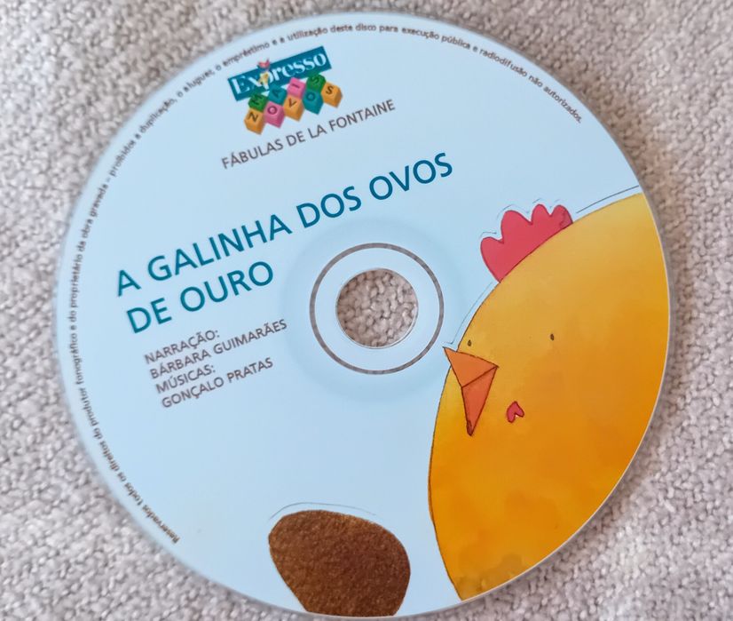 CDs com histórias e músicas para crianças