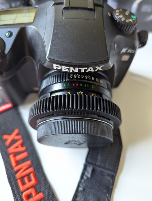 Pentax K10D + Helios 44K-4 f2 58mm  + Pentax-M f3.5 135mm pilot karta