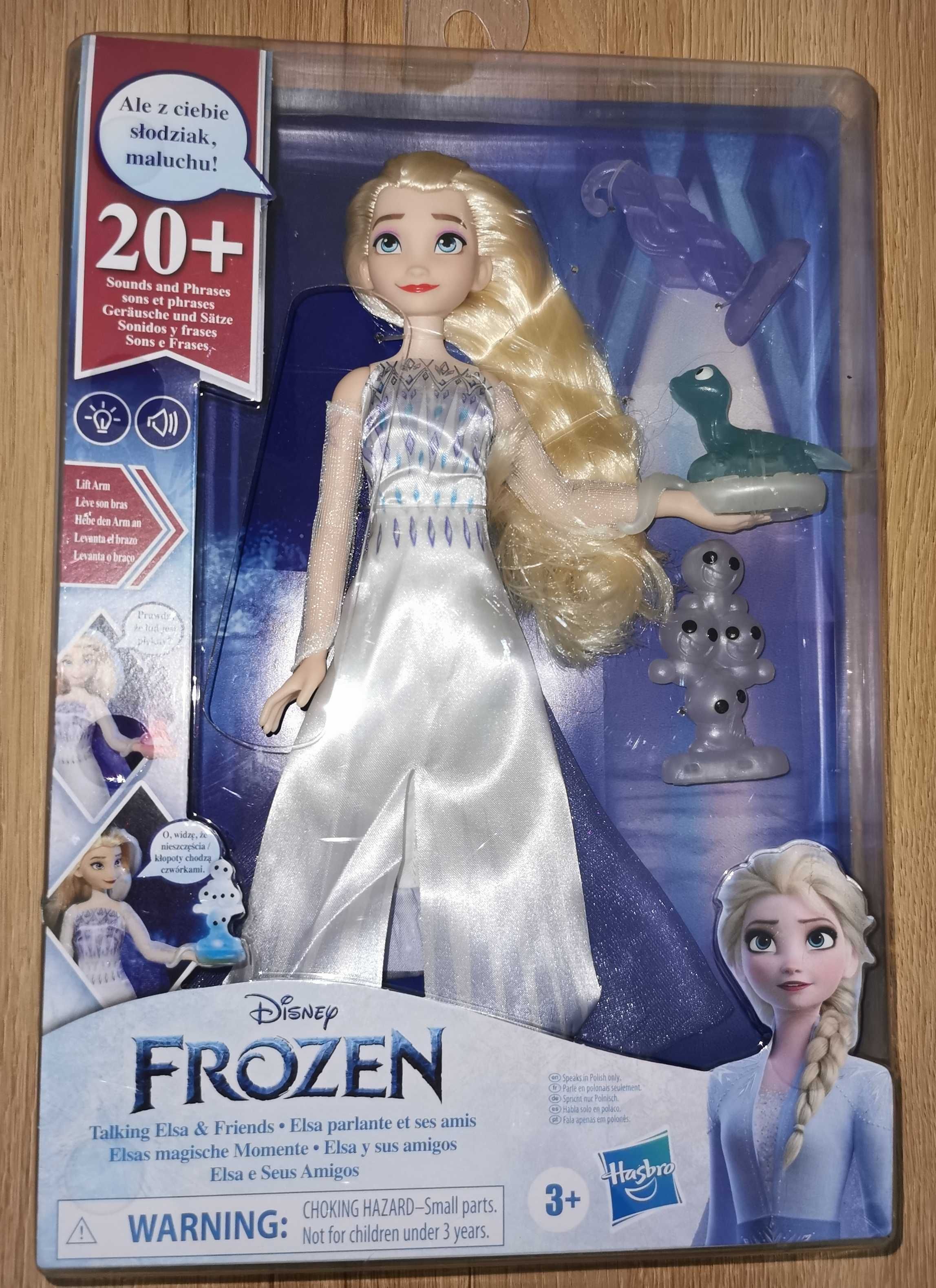 Nowa lalka Elsa świecąca Frozen dźwięki 20+ efekty świetlne Disney