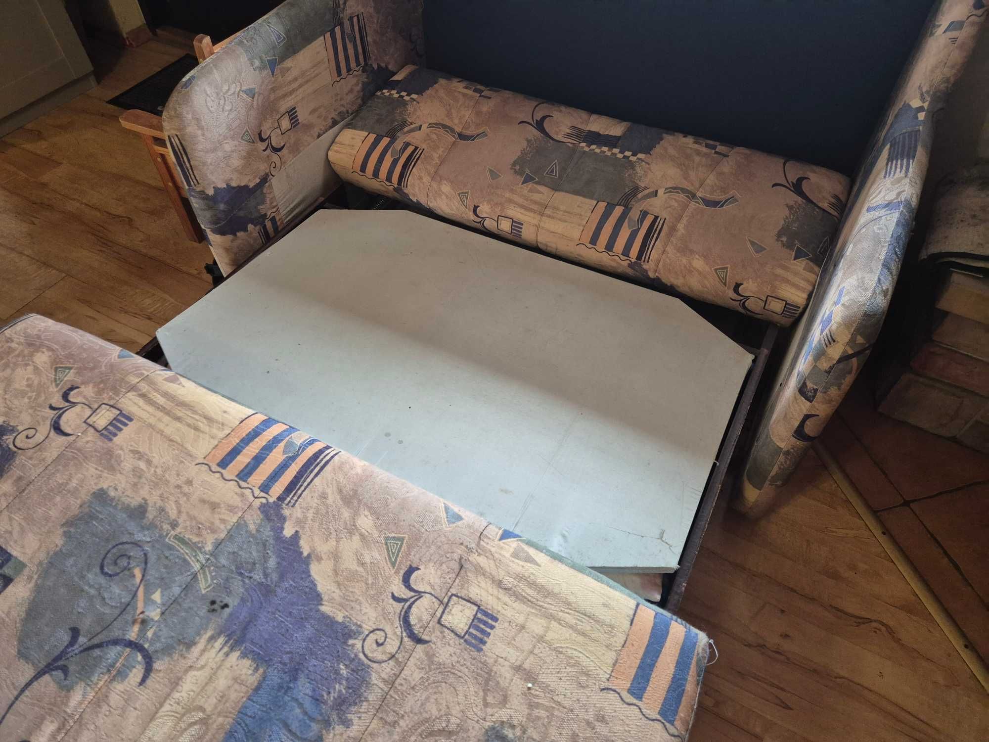 Sofa Rozkładana do Przodu - Pojemnik na pościel 130 cm