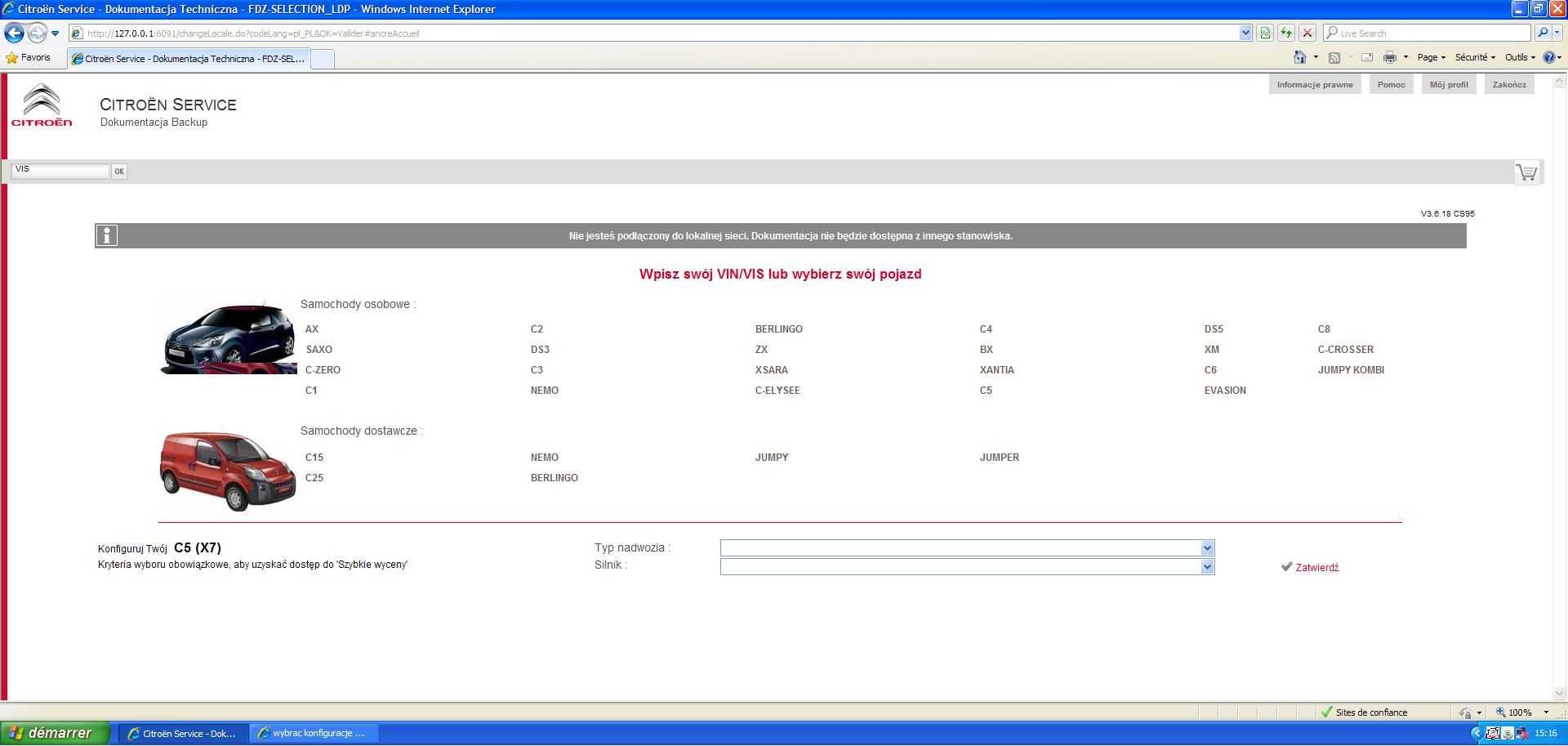 Diagbox 9.91 PL Diagnostyka Lexia Citroen Peugeot PP2000 Opel VMware