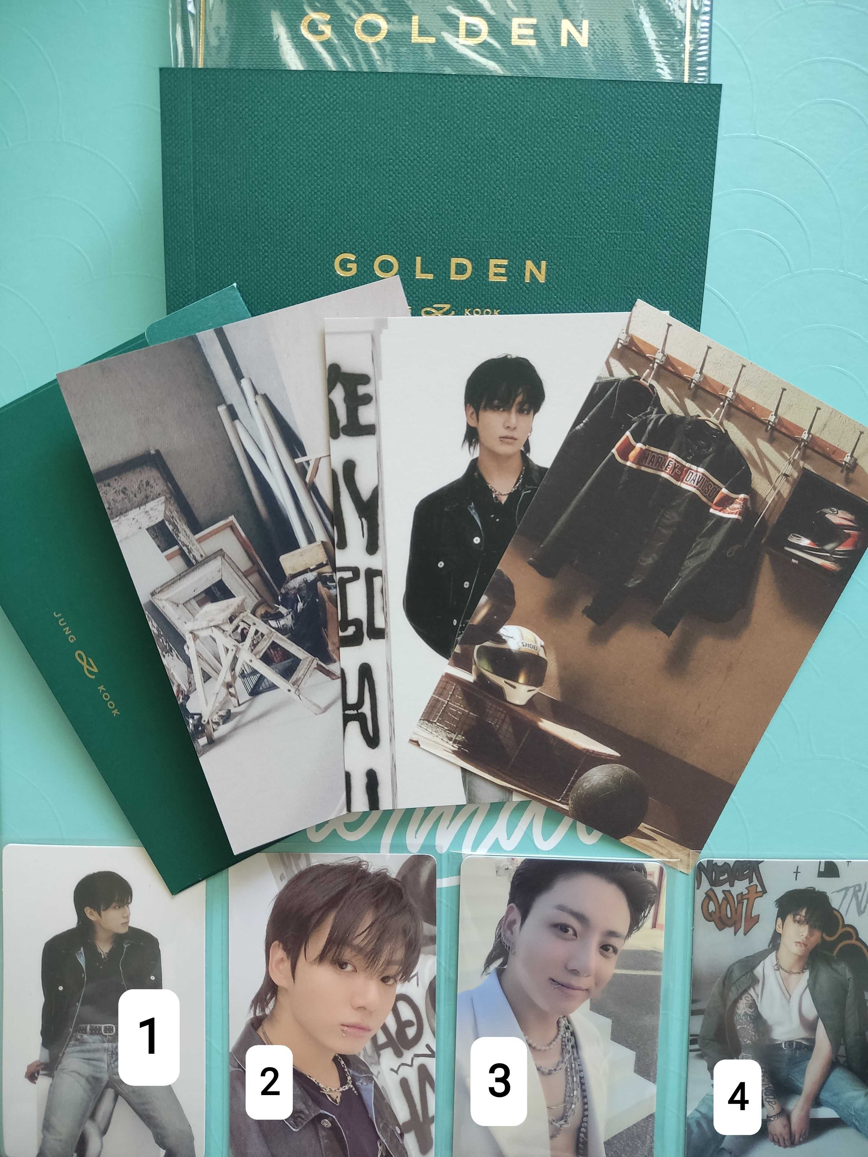 Альбомы BTS, карты, открытки, jungkook golden