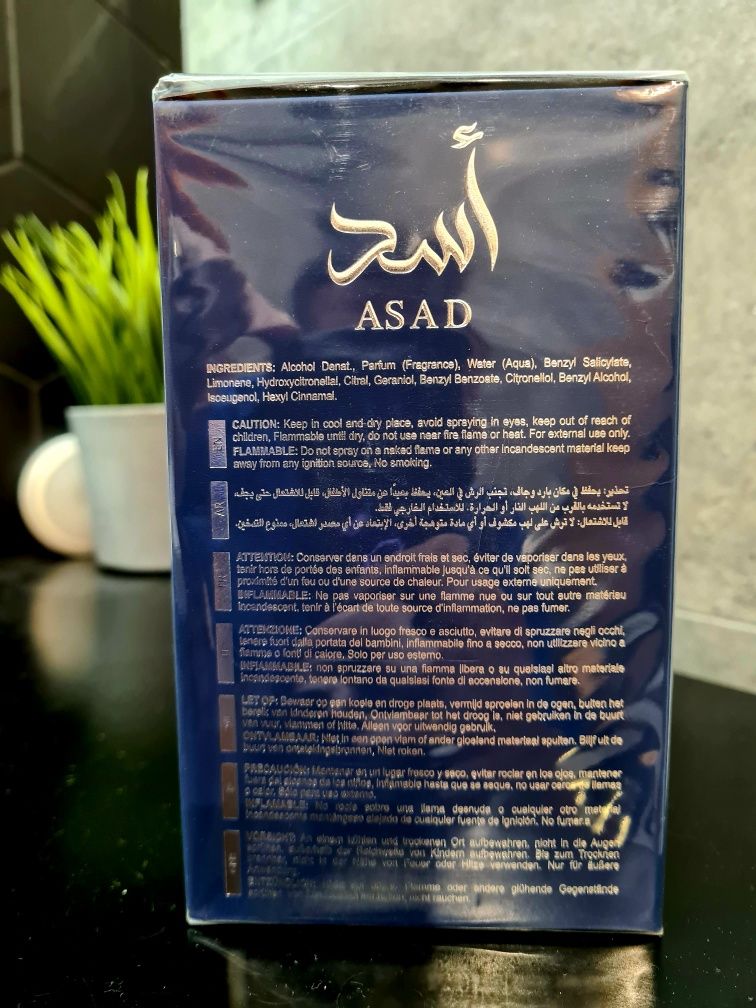 Perfumy Lattafa ASAD Zanzibar EDP 100ml - NOWE!