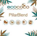 1kg Wosk kokosowy EcoCoco Pillar Blend - świece wolnostojące