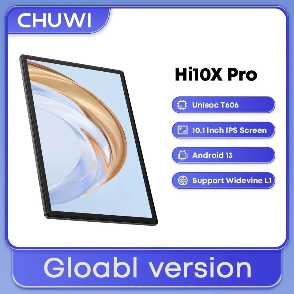 Планшет CHUWI HI10X PRO 4/128 LTE 4G 10.1 дюйм Unisoc T606 7000 mAh
