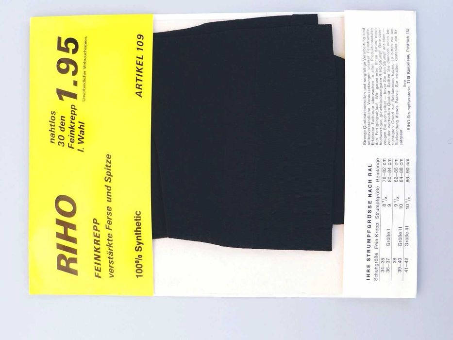 KONESERSKIE pończochy do pasa *RIHO* rozmiar 3