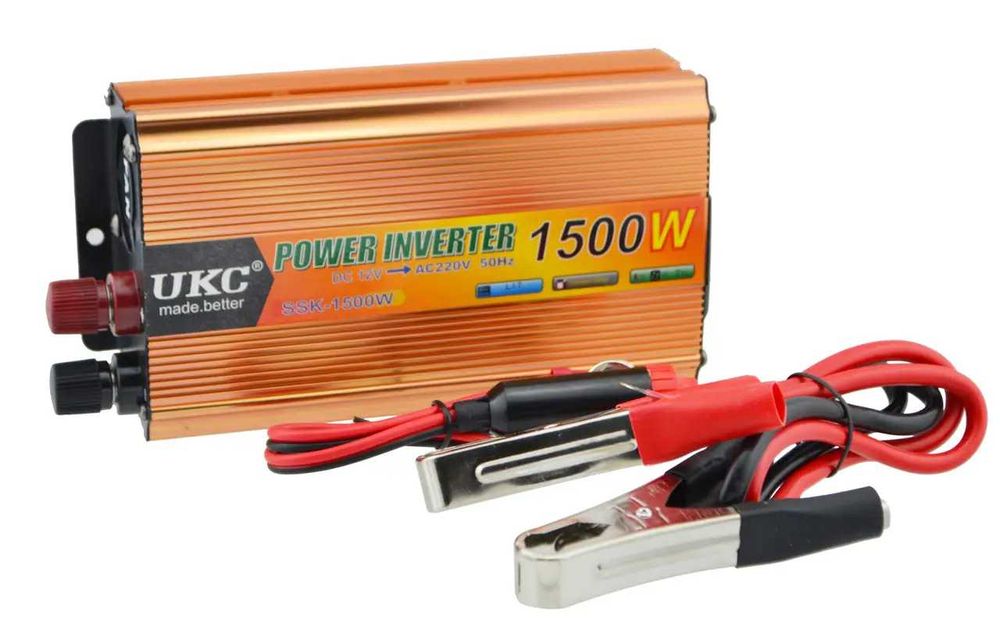 Инвертор Преобразователь 1500W 12V/220v