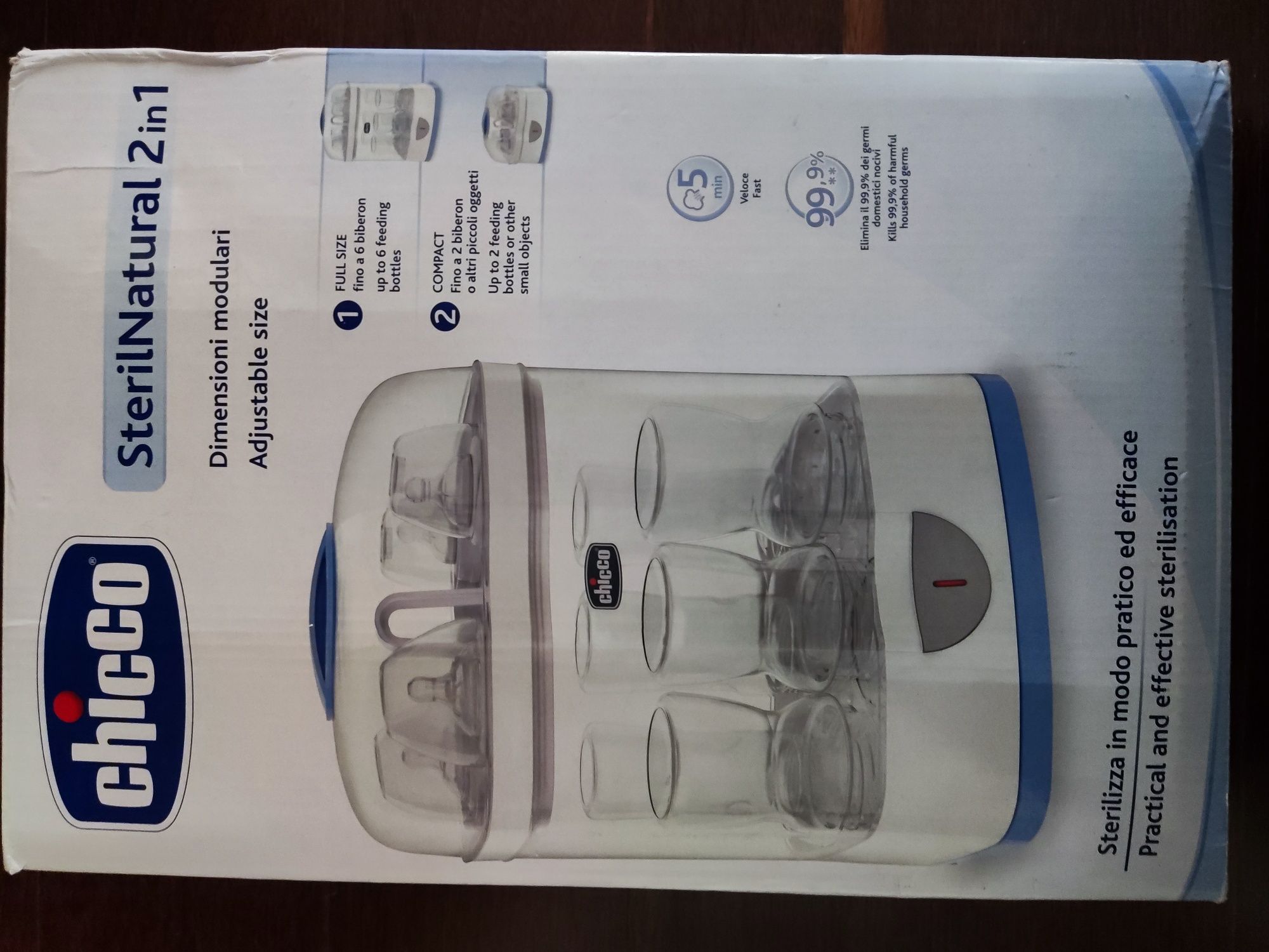 Esterilizador Chicco 2 em 1