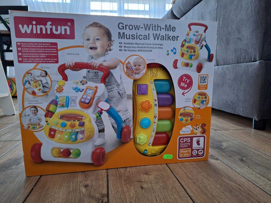 Muzyczny chodzik rośnij ze mną