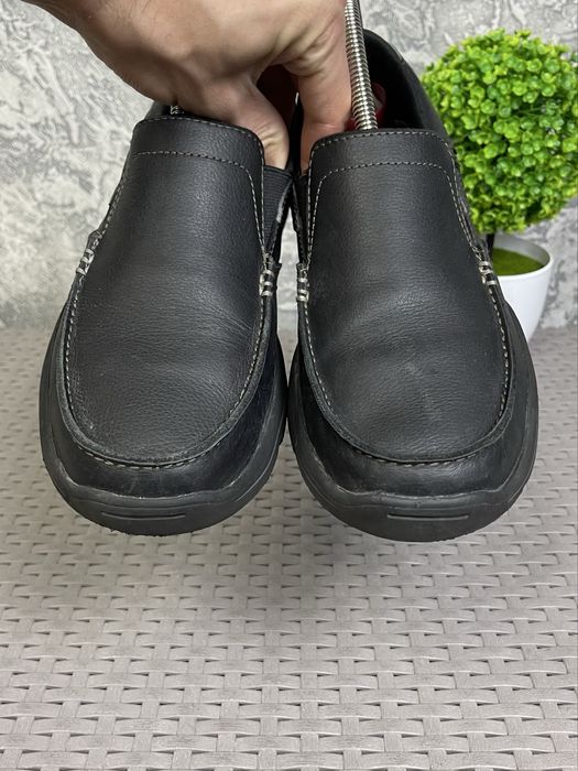 Skechers Air-cooled туфли мокасины 39 размер кожаные черные