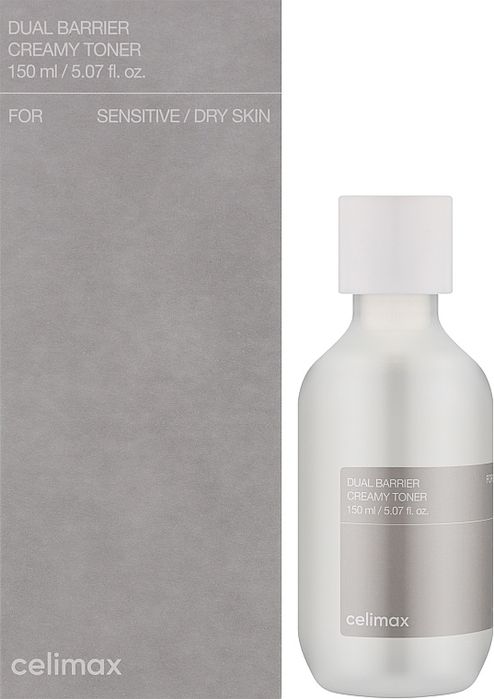 Celimax Dual Barrier Creamy Toner 150ml для чутливої сухої шкіри
