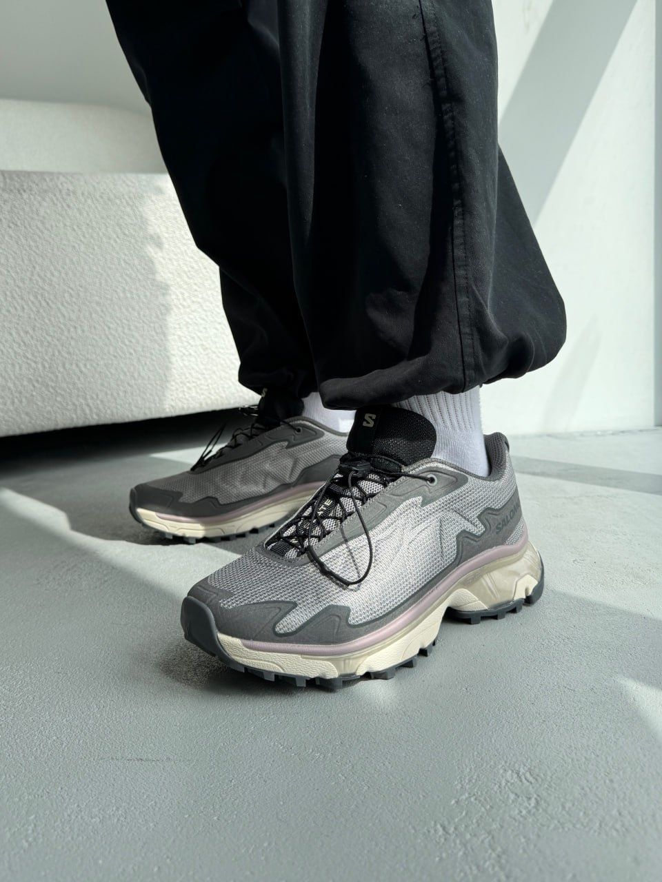 Чоловічі кросівки Salomon XT Slate Grey(літо)