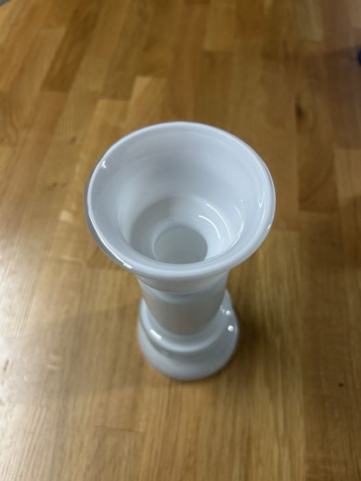 Wazon Świecznik HS Tarnowiec. proj. Słuczan Orkusz. Szkło PRL