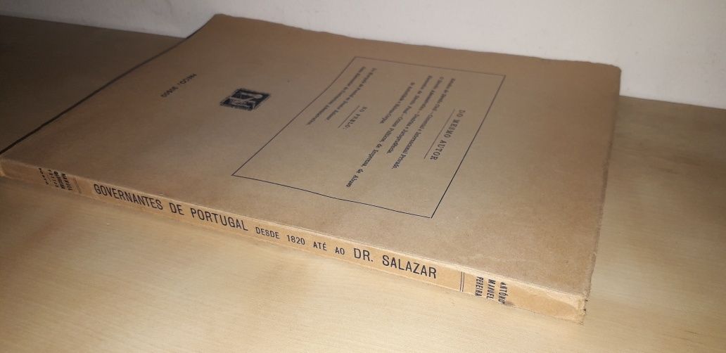 Governantes de Portugal desde 1820 até ao Dr. Salazar - António M. P.