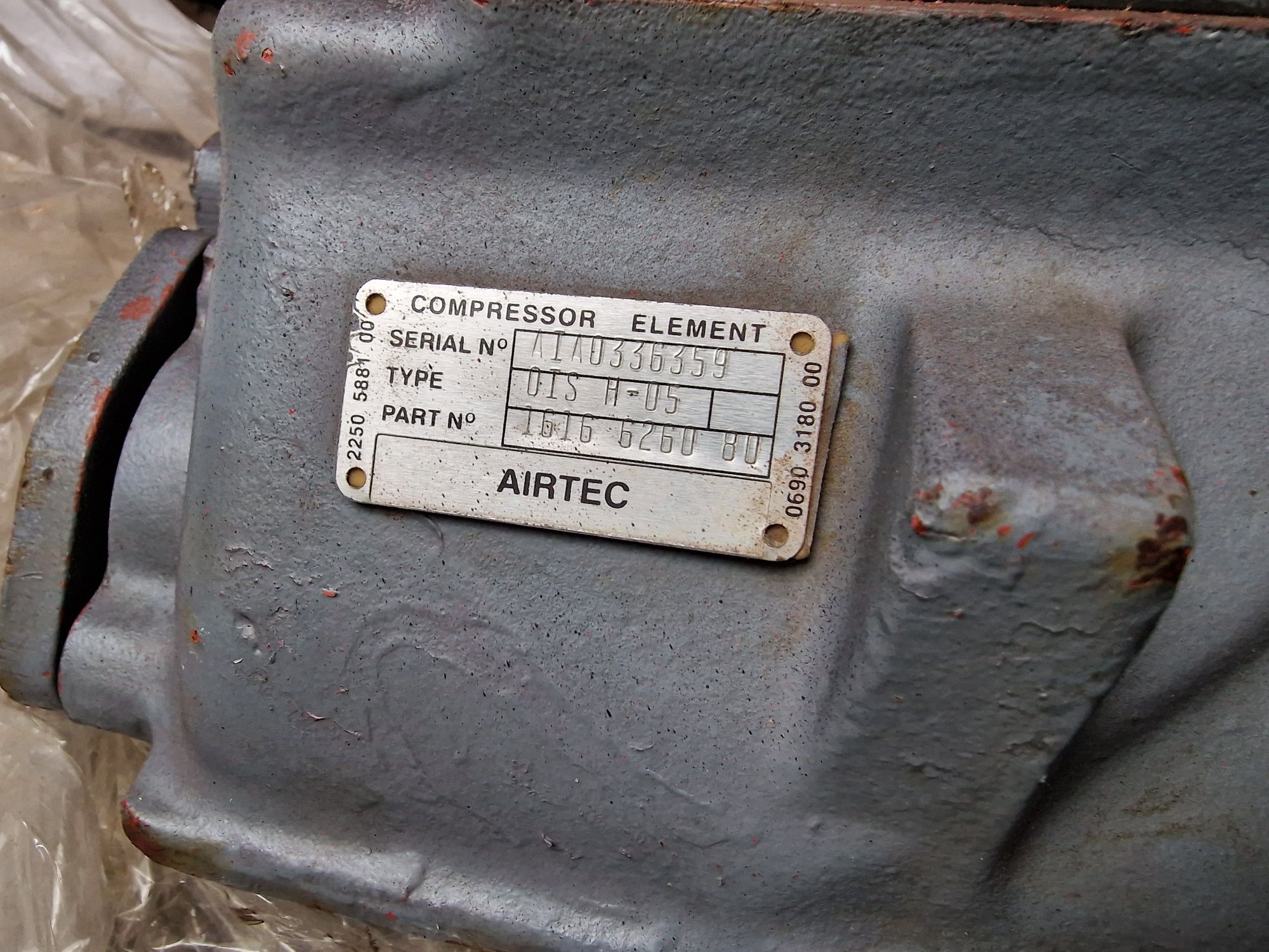 Stopień śrubowy airtec atlas copco