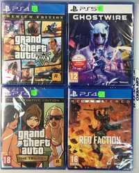 Gry PS4/PS5 Red Faction Ghostwire Tokyo GTA Trilogy GTA V