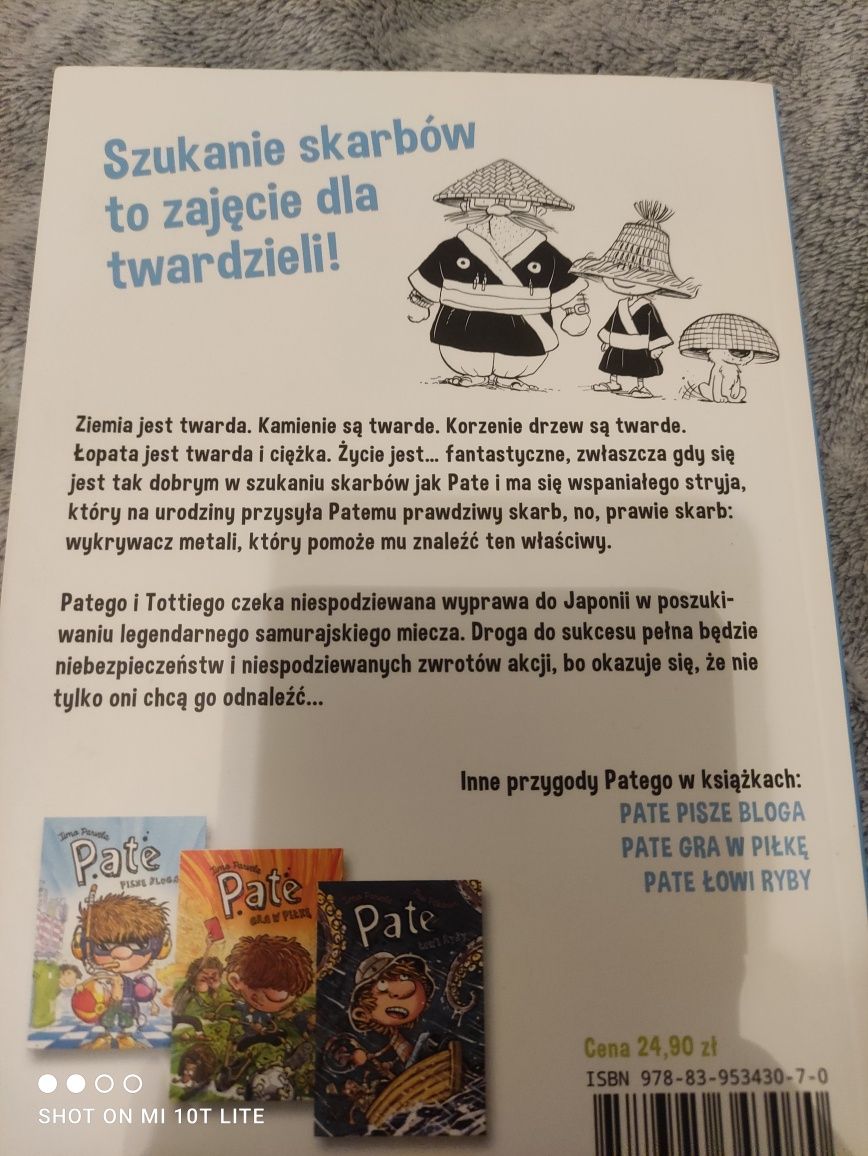 Książka dla dzieci "Pate szuka skarbów" Timo Parvela