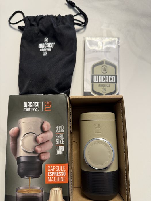 Ручна капсульна кавоварка Wacaco Minipresso NS2 портативна