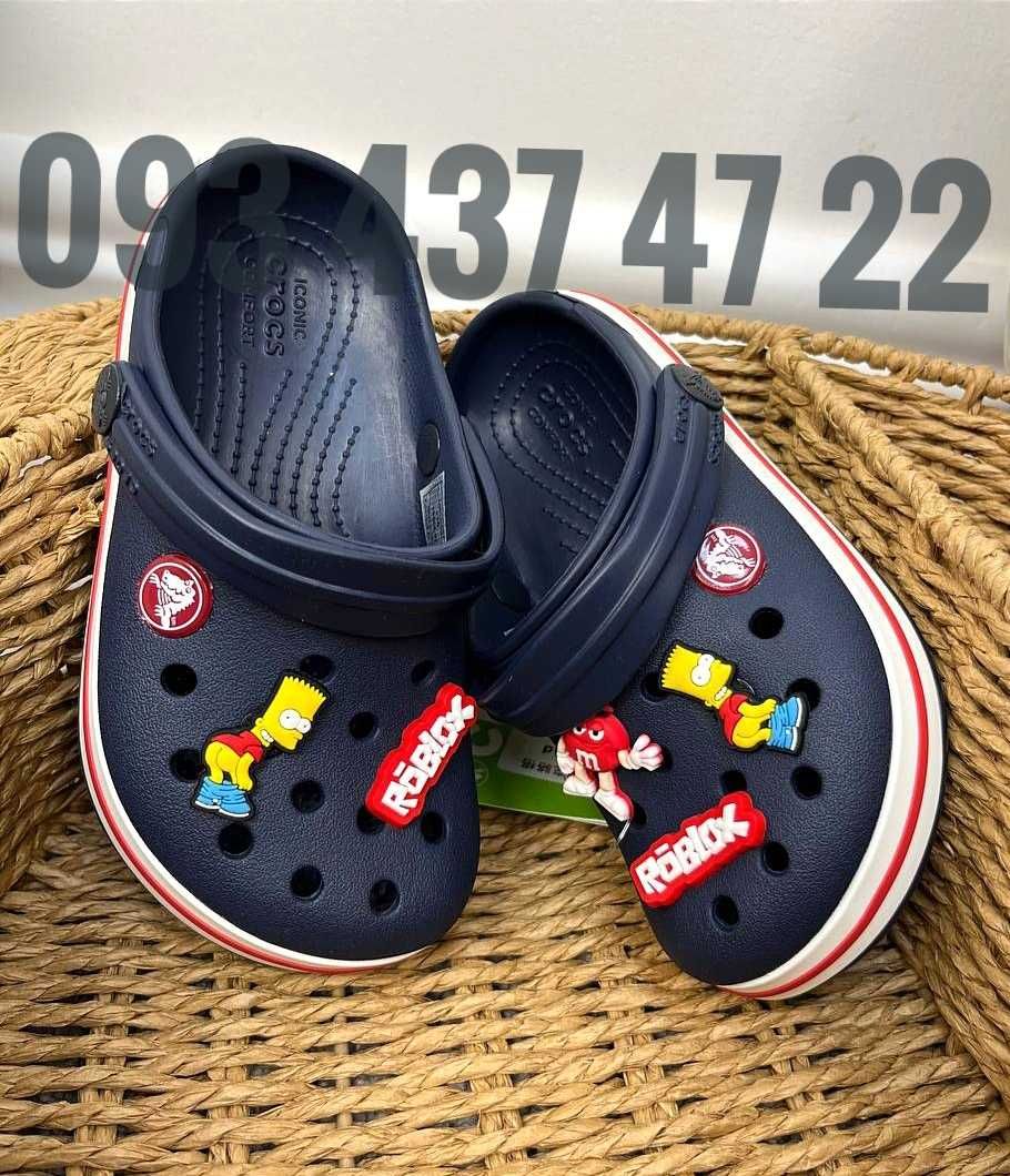 Дитячі Крокси Сабо Crocs Crocband Kids Clog Джибітси Хіт Продажів