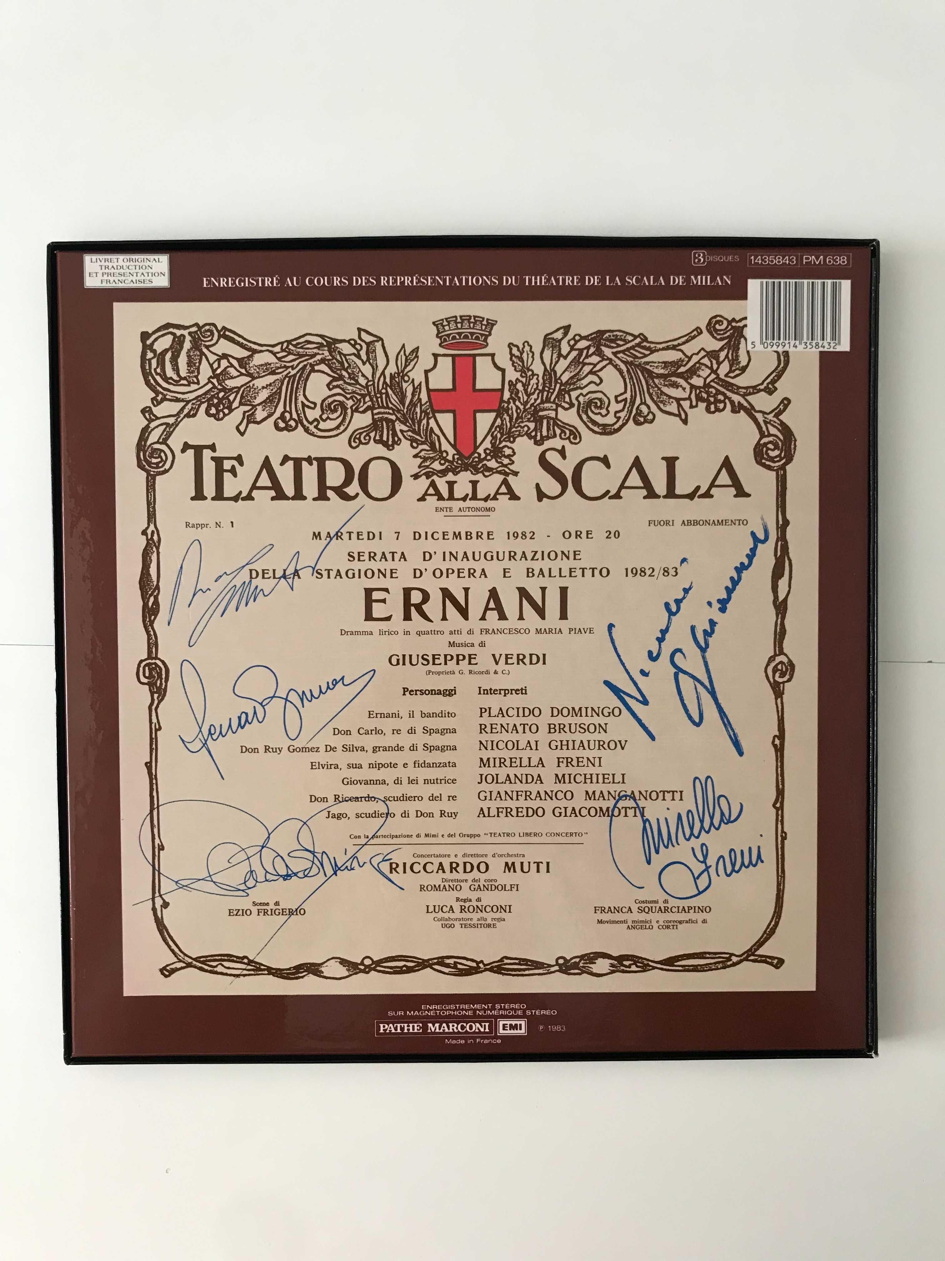 Verd: Ernani (сет з 3 платівок) Placido Domingo, Mirella Freni, Bruson
