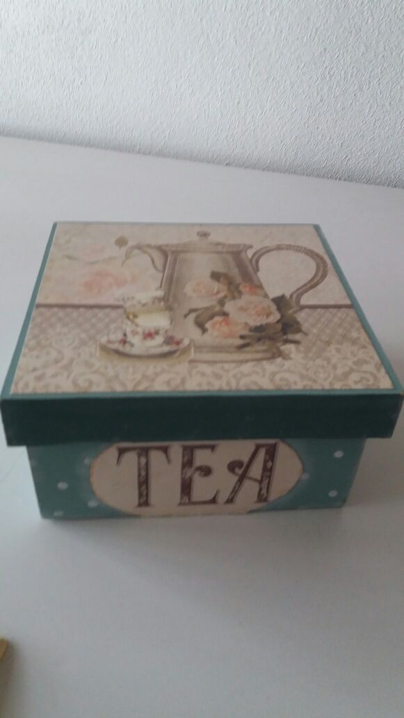 Caixa de chá  artesanal