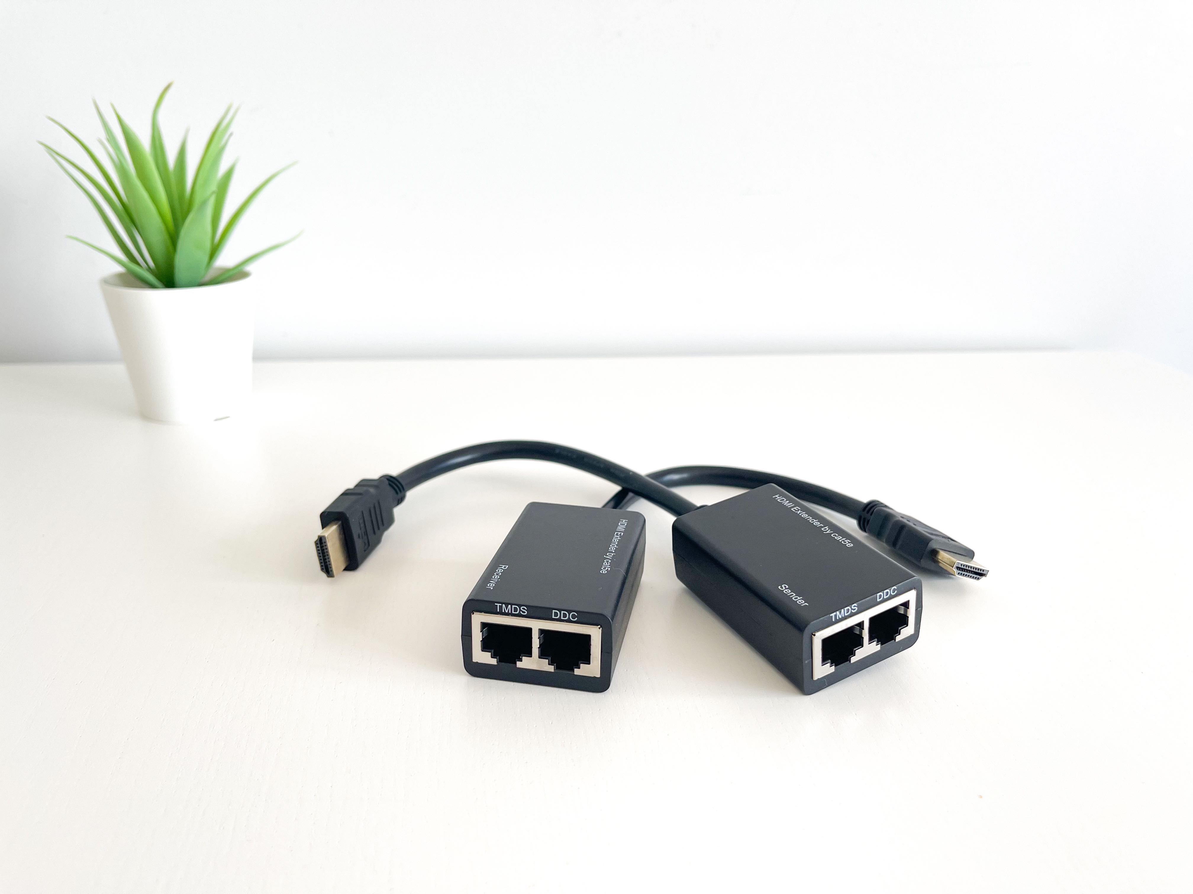 Conversor HDMI para RJ45 - novo