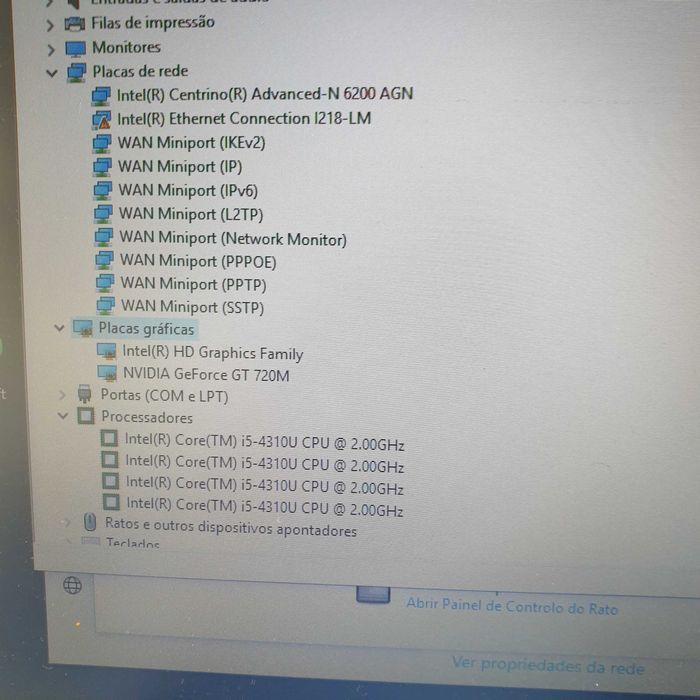 display Dell E5440 14" LED HD WXGA, 40 pinos  rests peças sob consulta