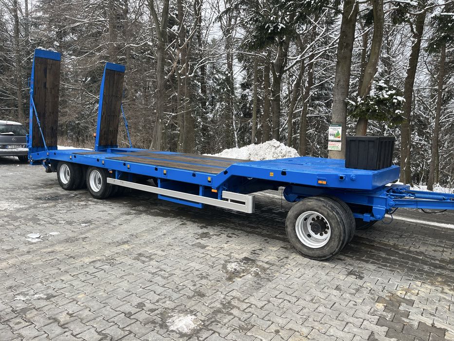 Przyczepa niskopodwoziowa stan jak nowy !