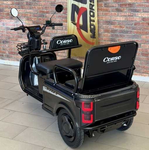 Електричний трицикл Corso «SIG-7» ) двигун 1200W, акумулятор 72V/23Ah