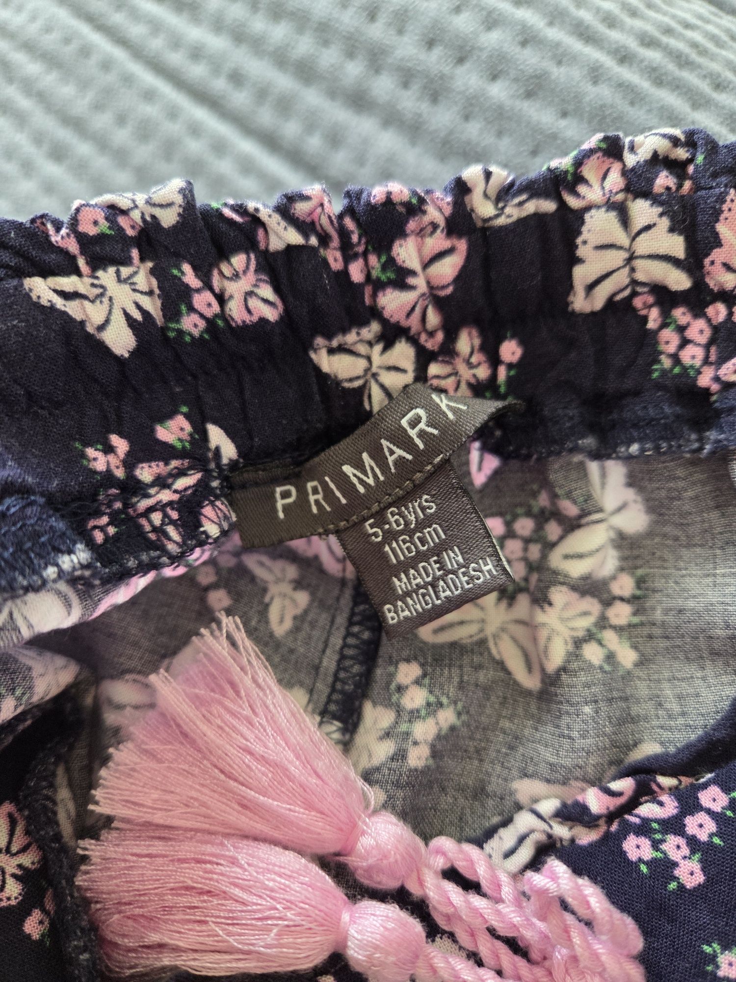 Luźne spodnie haremki wiskoza Primark r. 5-6lat 116cm