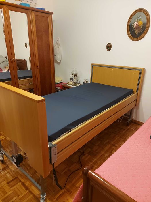 Cama Elétrica Articulada com Colchão Anti Escaras
