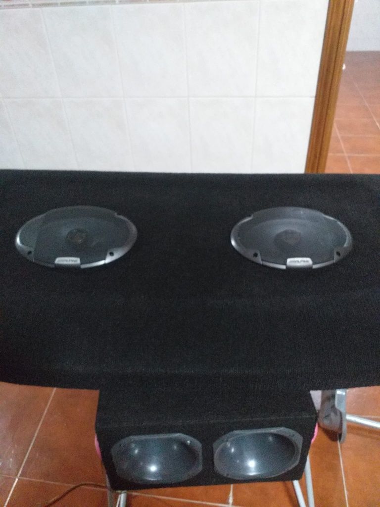 Amplificador sony 600w 4canais cabos