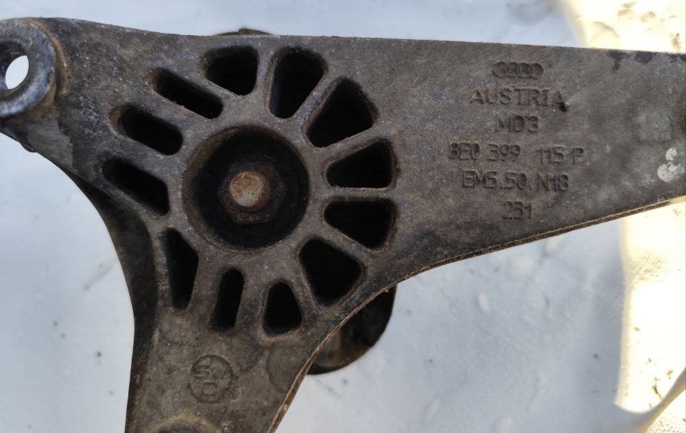 Audi A4 B6 apoios centrais caixa velocidades