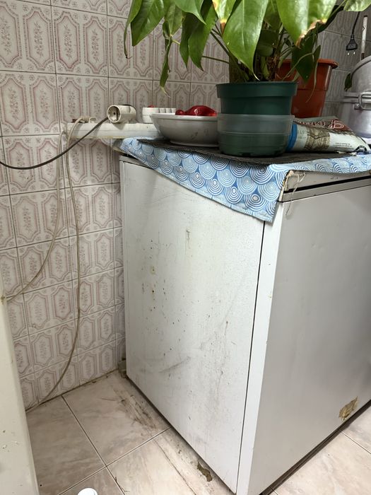 Arca com marcas de uso