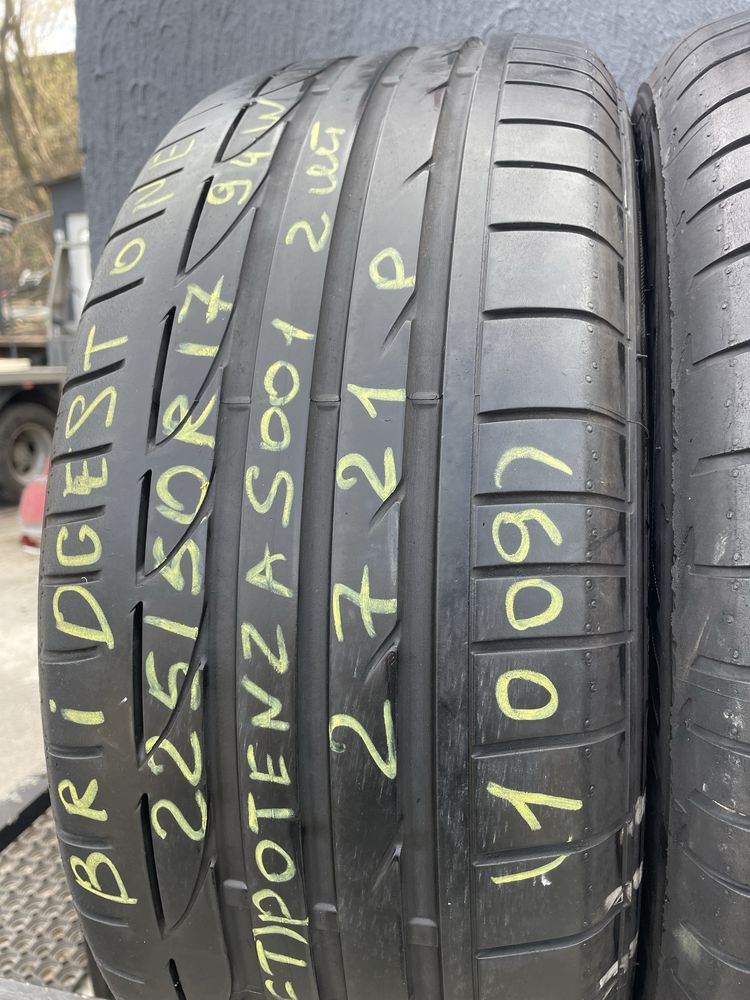 Шини літні 225/50 r17 Bridgestone