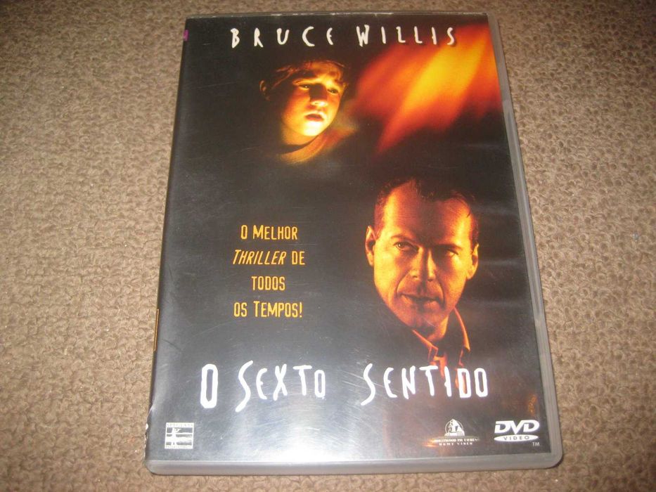 DVD "O Sexto Sentido" com Bruce Willis