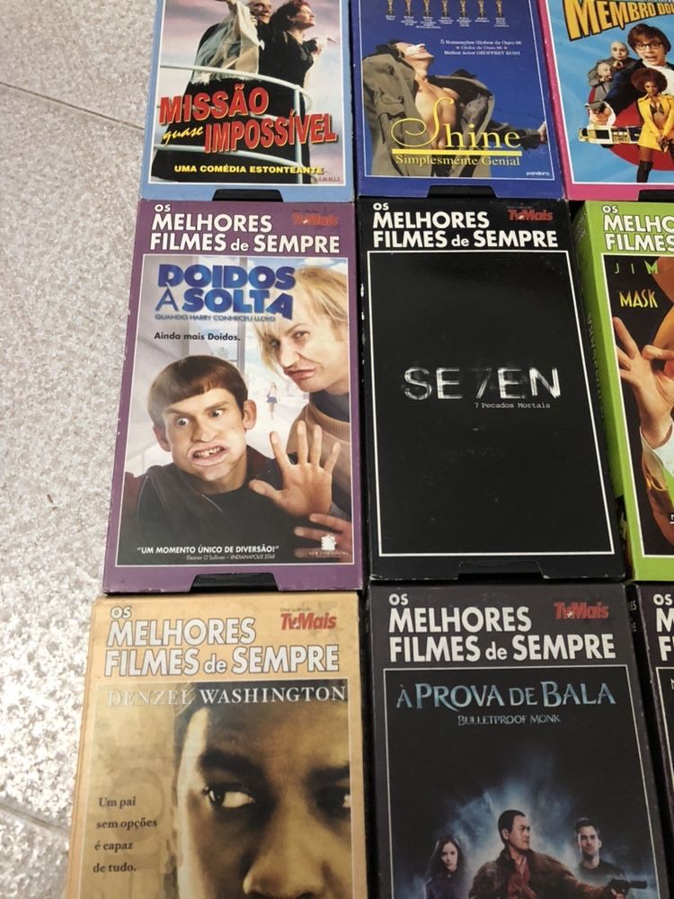 Filmes vhs como novos