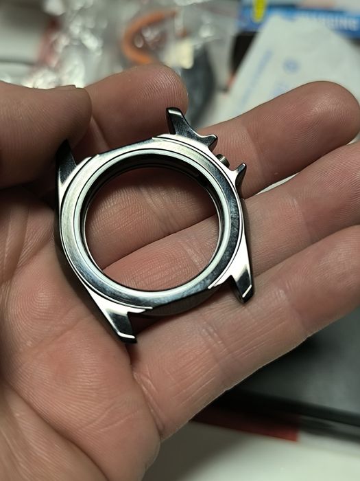 Caixa de relógio de aço inoxidável de 42 mm para Seiko SKX007 SRPD55,