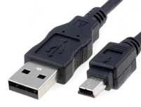 Cabo de dados USB A Mini USB B