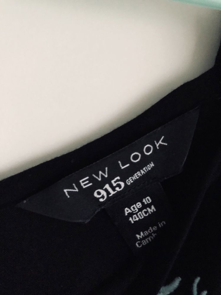 Kombinezon spodnium letni 140 new look 9-10 kwiaty haftowane wiazanie